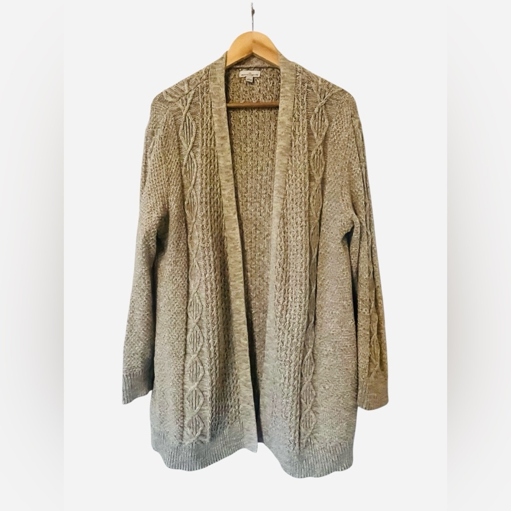 LL Bean 100% Cotton Cardigan - Size L